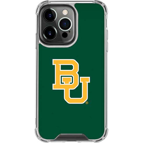 Baylor University BU - Green iPhone 15 Pro Clear Case